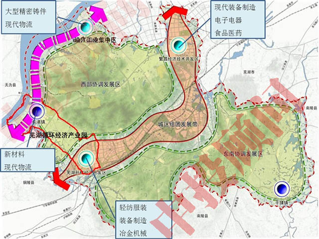 安徽芜湖市循环经济产业园产业研究与概念性总体规划案例