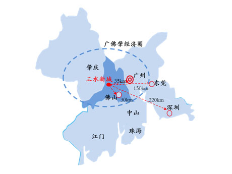 广东省·佛山市现代服务业聚集区三水新城产业规划