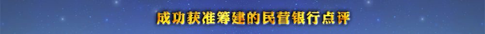 成功获准筹建的民营银行点评